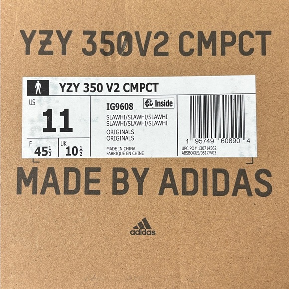 YEEZY YZY 250 V2 CMPCT Knit Men’s size: 11 gently worn - Picture 6 of 7